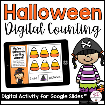 Preview of Halloween Counting Digital Activity for Google Slides™
