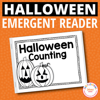 Preview of Halloween Counting Emergent Reader Freebie