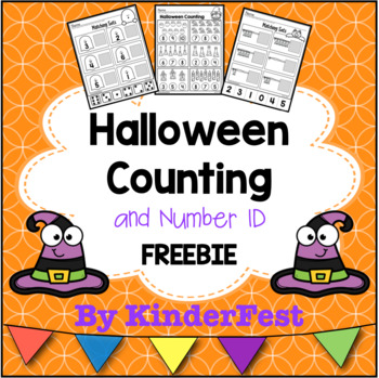 Preview of Halloween Counting FREEBIE!