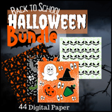 Halloween Counting Fun Clipart SUPER Bundle| alphabet clipart