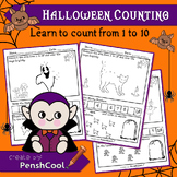 Counting Numbers 1-10 with Halloween theme | Math: Number Sense