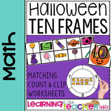 Halloween Counting Ten Frames