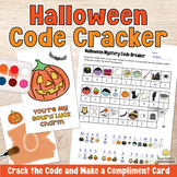 Halloween Crack the Code Secret Message Friendship Activit