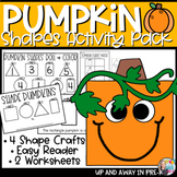 Halloween Craft - 2D Shapes Activity Pack - Preschool Fall
