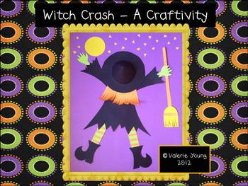 Halloween Witch Craftivity - A Witch Crash! by All Students Can Shine