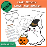 Halloween Craft Activity Kit - GHOST AND PUMPKIN: TRICK OR TREAT?