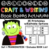 Halloween Craft & Editable Read Aloud Writing Activities /