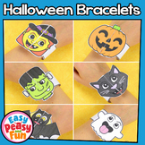 Halloween Craft | Monster Paper Bracelets Template