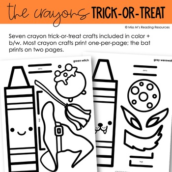 Color The Crayons Coloring Page