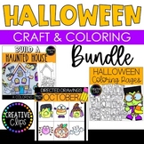 Halloween Craft and Coloring Bundle {Halloween Coloring Pages}