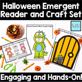 Preview of Halloween Craft and Emergent Reader Set