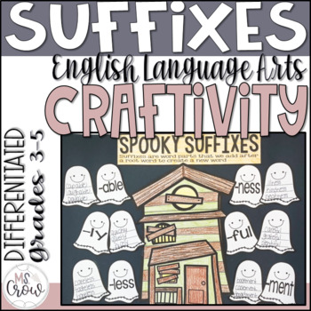 Preview of Suffixes Craft Halloween