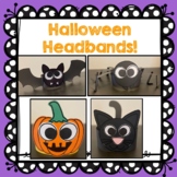 Halloween Crafts, Halloween Headband Crafts, Cat, Bat, Pum