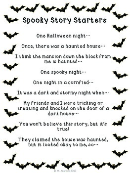 Halloween Creative Writing Activity by Read All About It | TpT