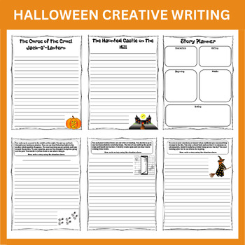 halloween creative writing worksheets