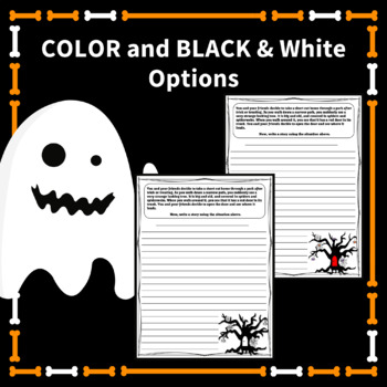 halloween creative writing worksheets