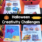 Halloween Creativity Activities and Finish the Picture Challenges