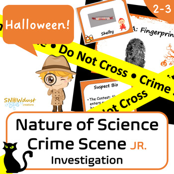 Preview of Halloween Crime Scene Investigation Junior: nature of science SEP