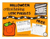 Halloween Critical Thinking Logic Puzzles