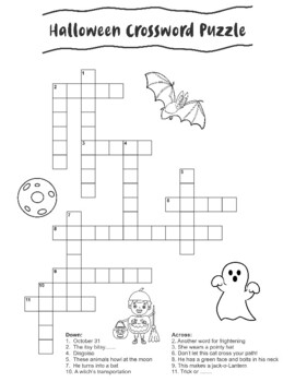 Halloween Crossword Stock Illustrations – 193 Halloween Crossword