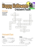 Halloween Crossword Puzzle Printable Activity