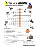 Halloween Crossword Puzzle with a SECRET WORD