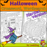 Halloween Crossword, Word Search and Other Halloween Puzzl