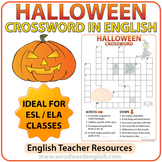 Halloween Crossword in English