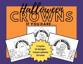 Preview of Halloween Celebration Crowns