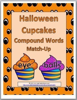 Preview of Compound Words Halloween Theme