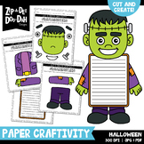 Halloween Cut & Create Writing Craftivity {Zip-A-Dee-Doo-D