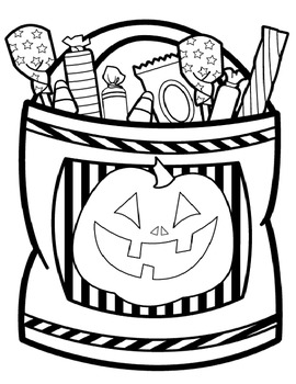 Halloween Coloring Cut-Outs! by David Filipek | Teachers Pay Teachers