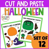 Halloween Cut and Paste Activities for Kindergarten Fine M
