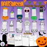 Halloween- Día de los muertos-  Foldable templates and wri