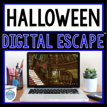 Preview of Halloween DIGITAL ESCAPE ROOM for Google Drive® | Distance Learning