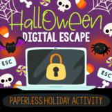 Halloween Activities DIGITAL Escape Room | Distance Learning