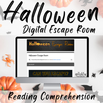 Preview of Halloween DIGITAL Escape Room - ELA Common Core Aligned