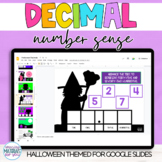 Halloween Comparing and Ordering Decimals Google™ Slides