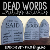 Halloween Dead Words Descriptive Writing Activity
