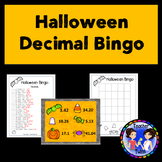Halloween Decimal Bingo (2 Versions)