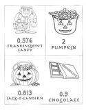 Halloween Decimal Ordering