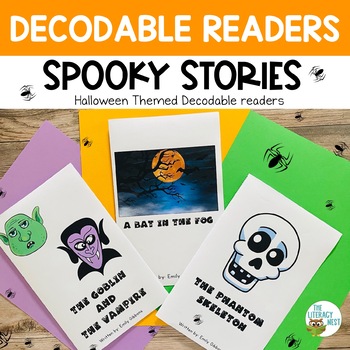 Preview of Halloween Decodables October Seasonal Decodable Readers