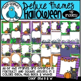Halloween Deluxe Frames Clip Art Set