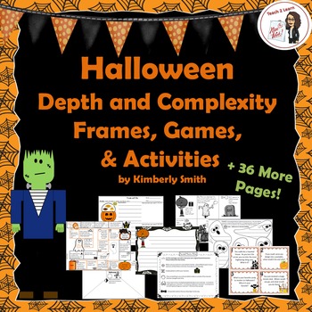 Preview of Halloween Depth and Complexity Frames, Games, and Activities