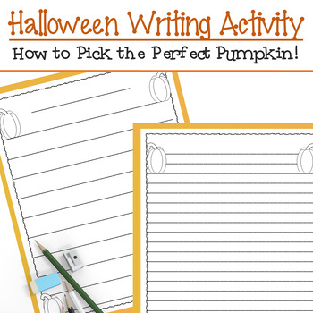 Halloween Descriptive Paragraph Writing Activity - Picking the Perfect ...