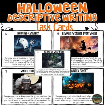 Preview of Halloween Descriptive Writing