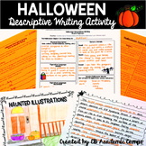 Halloween Descriptive Writing Activity for Middle School DIGITAL and PRINT