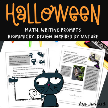 Preview of Fall Activities | Halloween | Math | Biomimicry Design Project | Writing Prompts