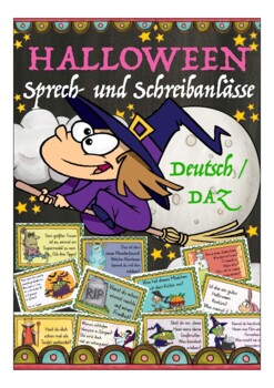 Preview of Halloween Deutsch Sprechen und Schreiben (German)