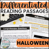 Halloween Differentiated Reading Comprehension Passage Pri